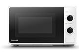 Toshiba MM2-MM20PF(WH) Mikrowelle mit 5 Leistungsstufen, einfaches Abtauen, 20...