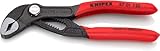 KNIPEX Cobra® Mini-Wasserpumpenzange, 125 mm, Muttern bis 27 mm, Rohre bis 30...