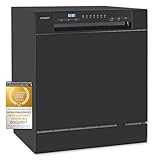 Exquisit Mini-Geschirrspüler, Tischspülmaschine, 55 cm breit, spülmaschine...