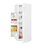 Exquisit Kühlschrank ohne Gefrierfach, Großer Kühlschrank, 5 Ablagen, 242...