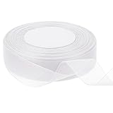 1 Rollen Organza Bänder Weiß Organza Chiffon Geschenkband Transparent...