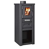 ProTermo Lava Basic Anthrazit Kaminofen mit Schamottsteinen 6,5 kW Heizleistung...