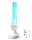 BrightArk Lampe Desinfektion mit Ozon Licht Fernbedienung Timer 25W Keimtötende...