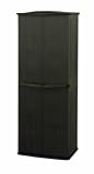 Keter 17190092 Universalschrank Rattan Style Utility Shed, Kunststoff, anthrazit