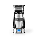 NEDIS Kaffeemaschine - Filter Kaffee - 0.4 l - 1 Tassen - Timer einschalten -...