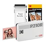KODAK Mini 2 Retro Tragbarer Fotodrucker 5,3 x 8,6 cm, 38 Blatt, Bluetooth...