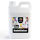 OfficeTree 2 Liter Bastelkleber Transparent Trocknend - Bastel Kleber -...