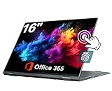 jumper Laptop 16 Zoll, 2 in 1 Laptop mit FHD 360 Grad Touchscreen, 16GB RAM...