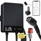 dé Wallbox Typ 2 11kW mit APP & RFID – 3-phasiges EV-Ladegerät 400 V, 6–16...