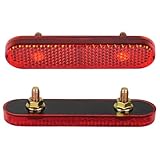 AYBUY Reflektoren Motorrad E4 Hinten Rot, 2 Stück 87X21X12mm Fahrrad...