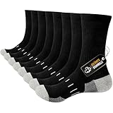 Niorasen Socken Herren, Baumwolle Herrensocken mit verstärkter Ferse und Zehe,...