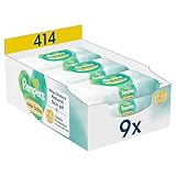 Pampers Harmonie New Baby Feuchttücher 9 Packungen mit jeweils 46...