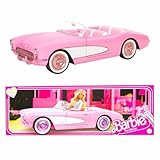 Barbie Corvette - Kaugummipinkes Cabrio, Platz für 4 Puppen, öffnende Türen,...