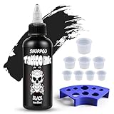 SHOPPGO Dynamic Tattoo Ink, Tattoo Farbe Black, mit 90ml Tattoo Ink, 8 Stück...