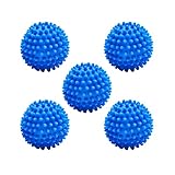 5 Stücke Trockner Ball, Wiederverwendbare Dryer Balls,Wäsche Wäschetrockner...