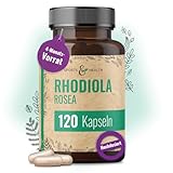 Rhodiola Rosea Kapseln – 120 Kapseln – 5000 mg aus 10:1 Extrakt Rosenwurz...