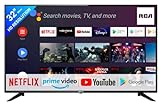 RCA RS32H2 Android Smart TV 32 Zoll (80 cm) mit Google Assistant, Chromecast,...