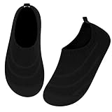 Kyopp Hausschuhe Kinder Turnschläppchen Mädchen Schläppchen Jungen Rutschfest...