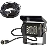 4-polige robuste Nachtsicht-Rückfahrkamera mit 18 IR-LEDs, wasserdicht, für...