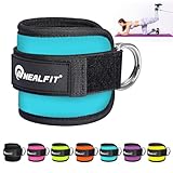 NEALFIT Fußschlaufe Kabelzug, Kickbacks Fußschlaufe, Verstellbarer...