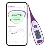 cyclotest mySense Basalthermometer mit Bluetooth & Zyklus-App zum Messen der...