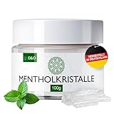 Mentholkristalle Sauna 100g, Saunakristalle aus 100% reiner Minze, Menthol...