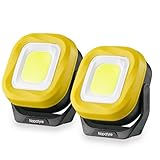 Napatyre LED Strahler Akku,1000 Lumen Baustrahler Akku mit Magnet und 180°...