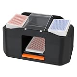 ZAKVOP Kartenmischmaschine Elektrische, Kartenmischer mit 2000mAh...