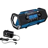 Bosch Professional 18V System Akku Baustellenradio GPB 18V-2 SC (Empfang über...