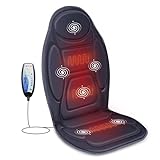 Snailax Massageauflage mit Wärmefunktion und Vibration, Massagesitzauflage für...
