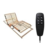 BMM Lattenrost 140x200 cm Fly 2-MOT – elektrisch verstellbar (2-motorig), 7...