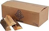 Krok Wood 27 kg Brennholz, Kaminholz 100% Buche für Kaminofen, Lagerfeuer,...