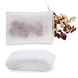 100 Stück Teebeutel für Losen Tee, mit Kordelzug, Tee Filter, Einweg Teebeutel...