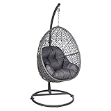 OUTLIV. Hängesessel S Stahl/Polyrattan, 95x95x195 cm, sorgt für gemütliches...