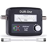 DUR-line® SF 2400 Pro - Satfinder - Messgerät zum exakten Ausrichten Ihrer...