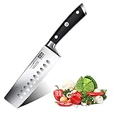 SHAN ZU Kochmesser Nakiri Küchenmesser Profi Messer Chefmesser 16.5 cm...