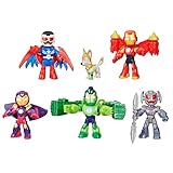 Marvel Iron Man und seine fantastischen Freunde, Superrüstung Avengers Pack...