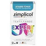 simplicol Textilfarbe expert Südsee-Türkis | Perfekt zum Batiken und für...
