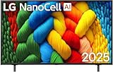 LG 50NANO80A6B TV 50 Zoll (127 cm) 4K NanoCell AI TV (α7 Gen8 4K AI Prozessor,...
