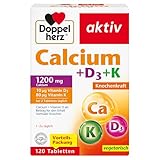 Doppelherz Calcium + Vitamin D3 – Mit Calcium und Vitamin K als Beitrag für...