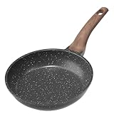 YASHE Bratpfanne mit Antihaftbeschichtung, 20 cm, Pfanne mit Granitbeschichtung...