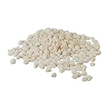 Relaxdays Marmorkies, 5kg, Dekosteine, 5-15mm, Kieselsteine, Gartenkiesel, Beet,...