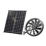 SUNYIMA Solar Ventilator, 20W Wetterfester Solar Powered Fan mit DC Fan für...