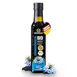 Kräuterland Bio Schwarzkümmelöl 250ml, ungefiltert, Omega Fettsäuren, ohne...