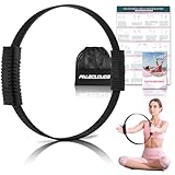 Pilates Ring, 34.5cm Silicone Pilates Magic Circle mit Doppelten Rutschfesten...