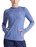 Triple Moon Damen UPF 50+ UV Sonnenschutz Hoodie Shirt Wandern Shirts Langarm...
