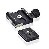 UTEBIT 50mm Schnellwechselplatte Klemme kompatibel mit Arca Swiss, Universal...