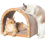 Avont Pappe-Kratzbrett für Katzen, Katzenkratzbrett Möbelsschutz und Kratzpad,...