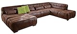 Cavadore Wohnlandschaft Scoutano, XXL-Couch in U-Form im Industrial Design, 363...