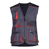 MAZALAT work wear Weste Herren Outdoor, Arbeitswesten männer mit vielen...